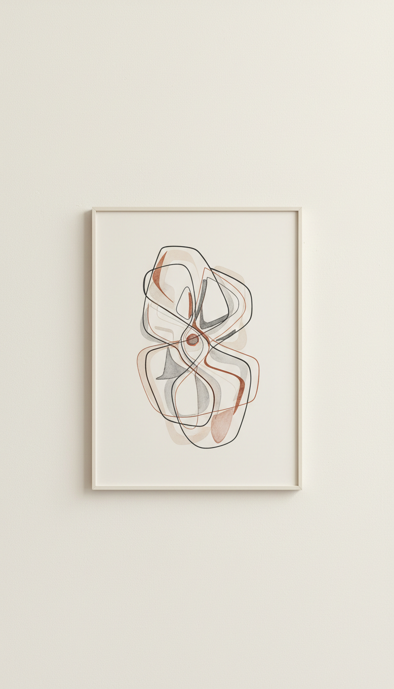 Line Art Print on Archival Paper