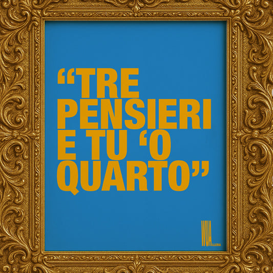 TRE PERNSIERI  TU 'O QUART